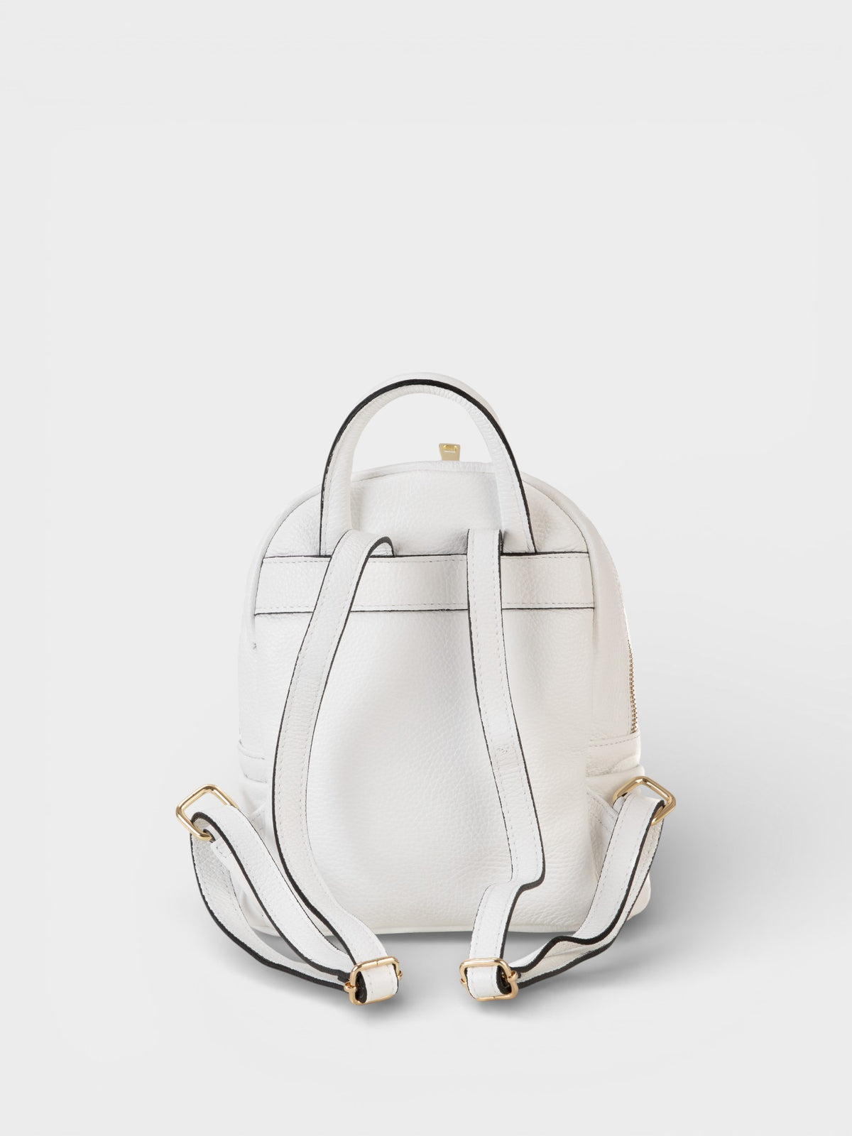 Leather Backpack 1205 - White