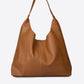 NAYA Leather Top Handle Bag - Cognac