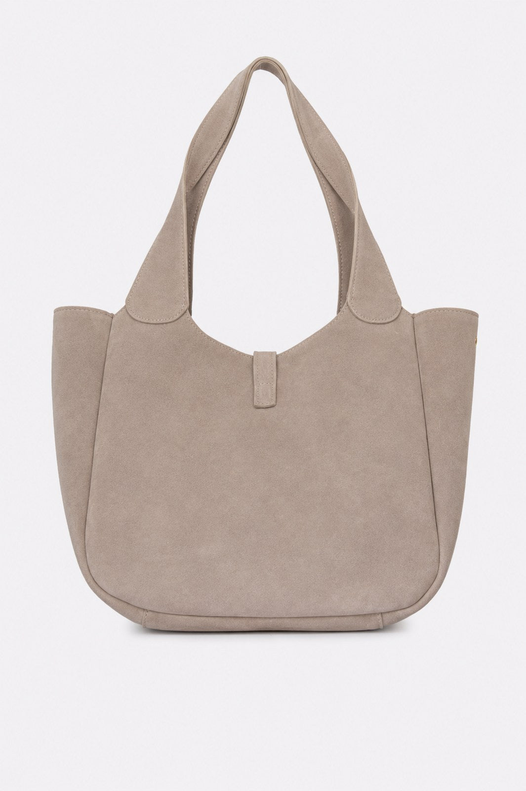 AMELIE Leather Top Handle Bag - Fango