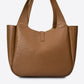 ODILE Leather Top Handle Bag - Cuoio