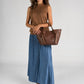 GIADA Leather Top Handle Bag - Brown