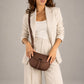 BELA Leather Crossbody Bag - Brown