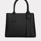 RACHELE Leather Top Handle Bag - Black
