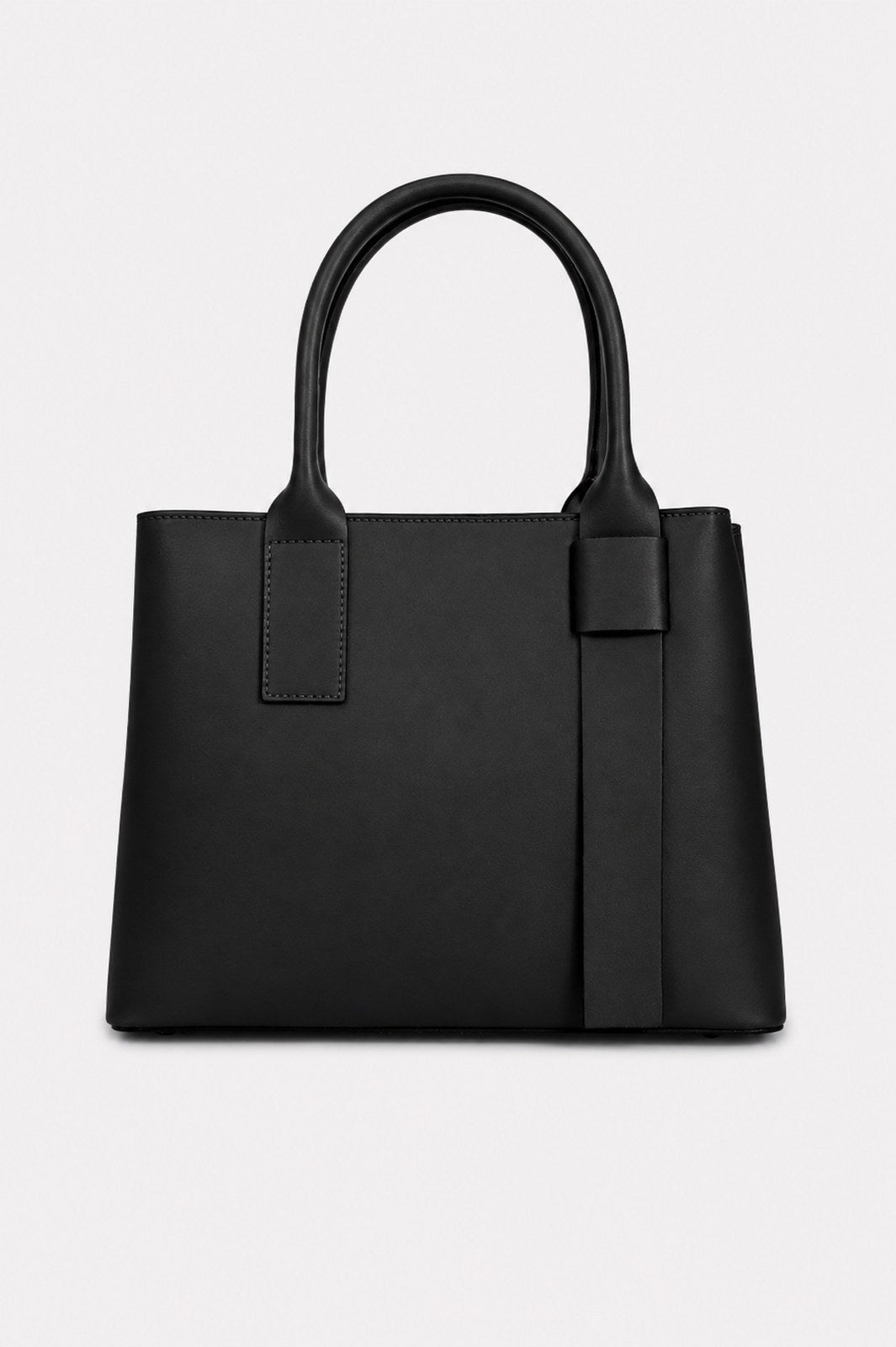 RACHELE Leather Top Handle Bag - Black