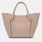 GIADA Leather Top Handle Bag - Fango