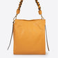 Leather Top Handle Bag 8007 - Cognac