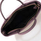 Leather Top Handle Bag 1141 - Violet
