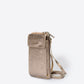 MAVIS Leather Crossbody Bag - Platino