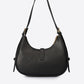 PORZIA Leather Top Handle Bag - Black