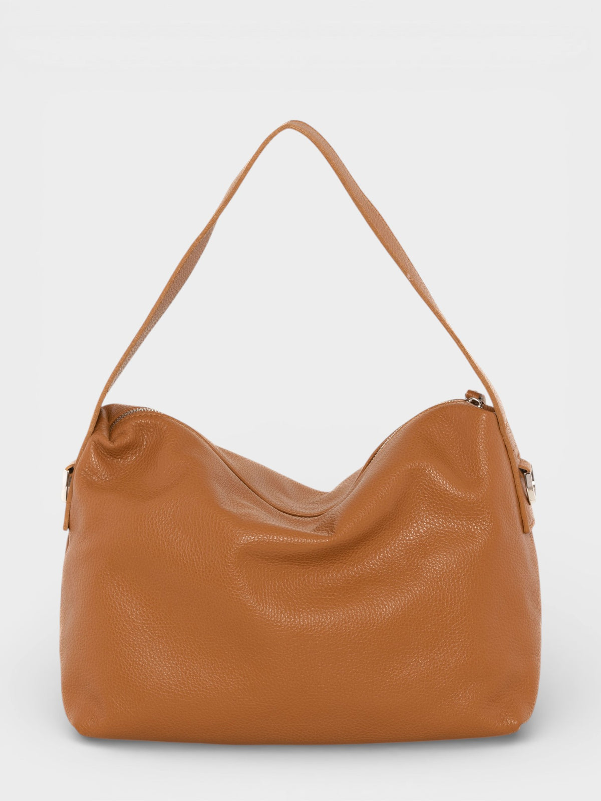 Leather Backpack 1076 - Camel + Menta