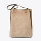 TERRY Leather Shoulder Bag - Taupe