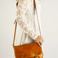 Leather Top Handle Bag 8037 - Cognac