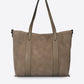 MYRA Leather Tote Bag - Fango