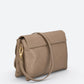 ELLA Leather Crossbody Bag - Taupe