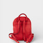 Leather Backpack 1205 - Red