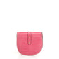Leather Crossbody Bag 3241 - Fuxia