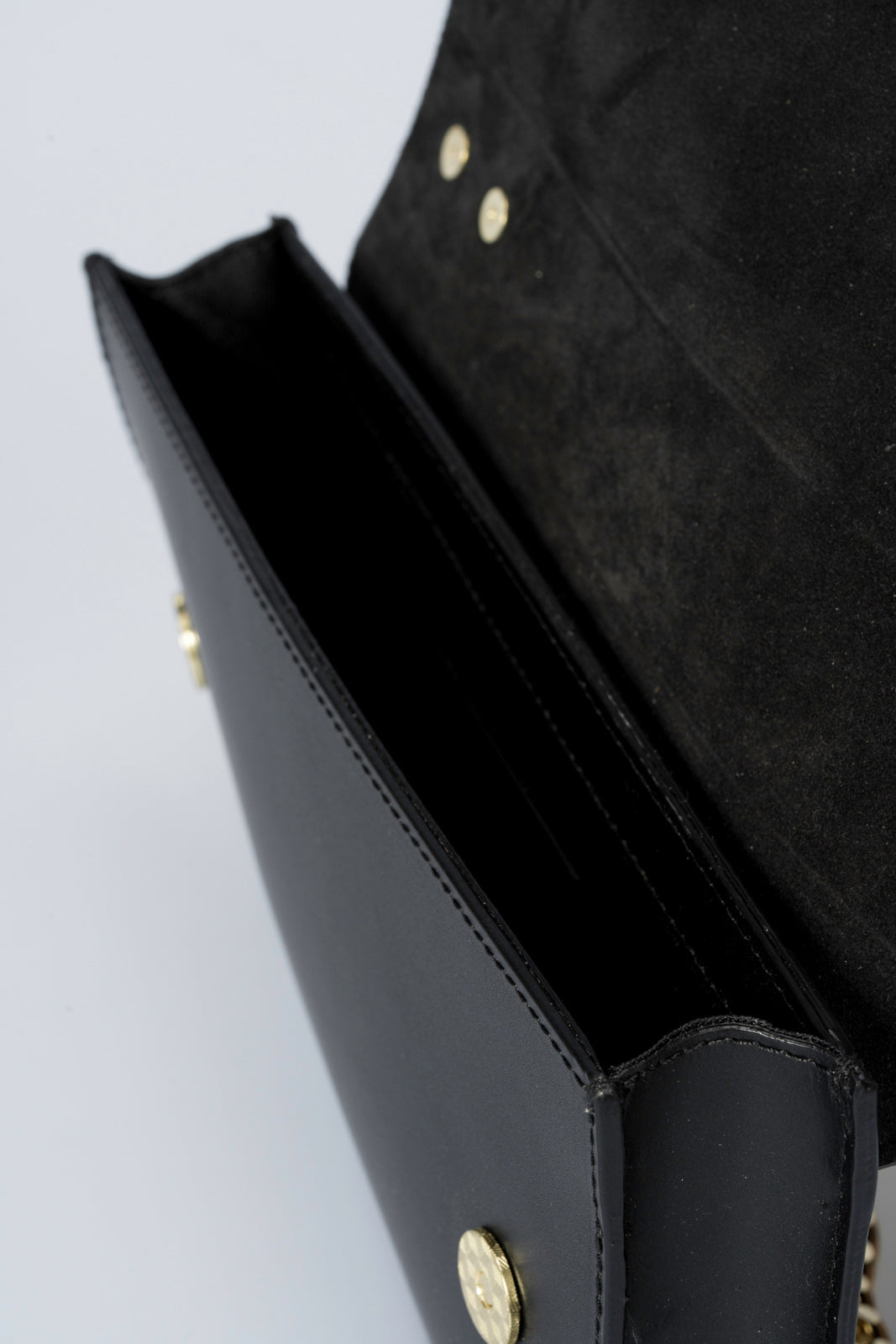 CALLIE Leather Crossbody Bag - Black