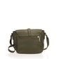 Leather Shoulder Bag 7118 - Olive