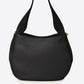 ELEUA Leather Shoulder Bag - Black