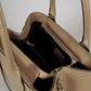 RACHELE Leather Top Handle Bag - Taupe