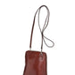Leather Crossbody Bag 8016 - Brown