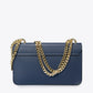 CALLIE Leather Crossbody Bag - Blue