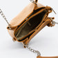 ANIKA Leather Top Handle Bag - Cuoio