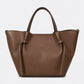GIADA Leather Top Handle Bag - Brown