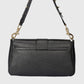 JULES Leather Crossbody Bag - Black