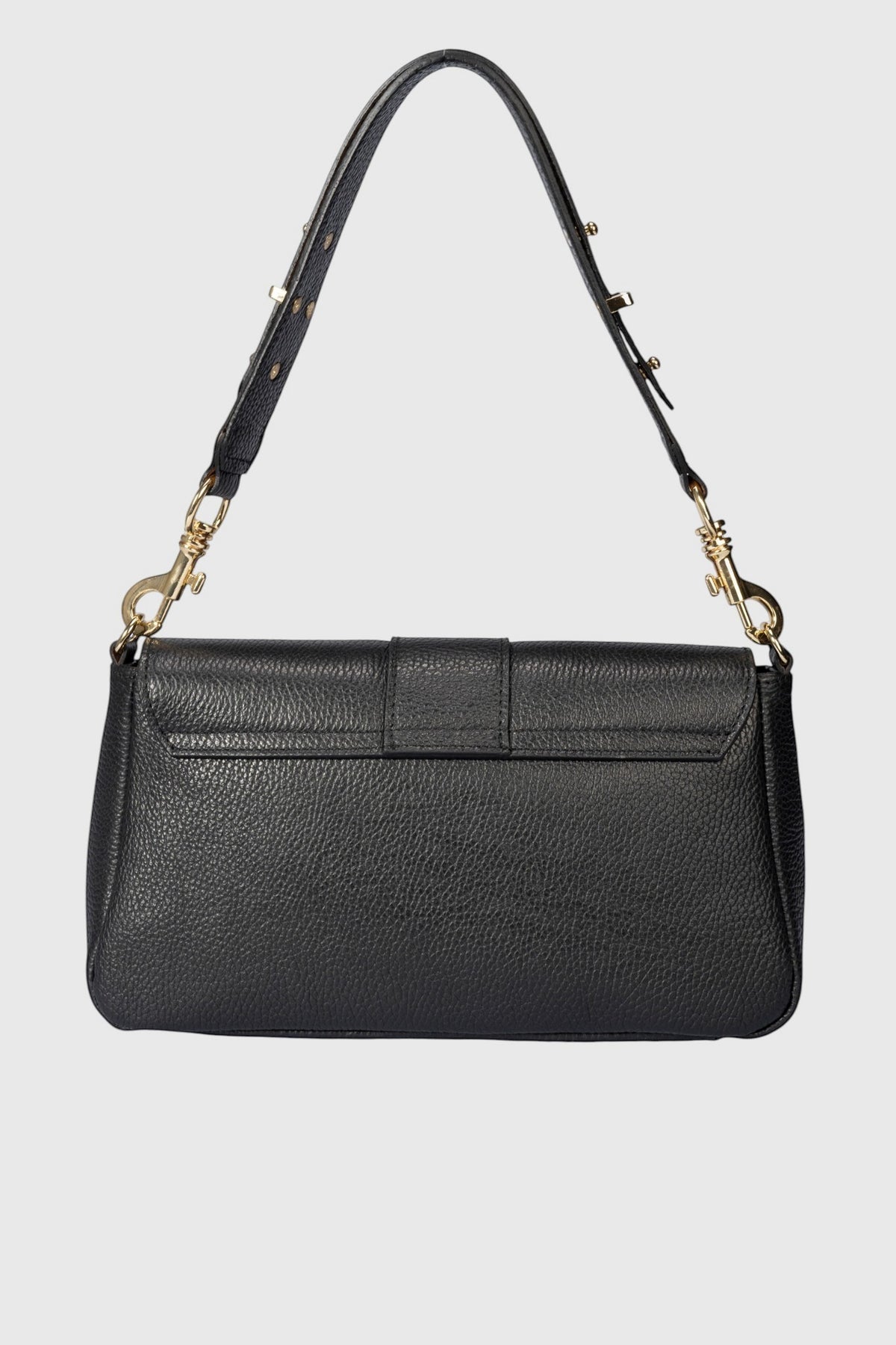 JULES Leather Crossbody Bag - Black