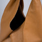 SOLEDAD Leather Top Handle Bag - Cognac