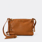 CASIA Leather Crossbody Bag - Cuoio