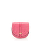 Leather Crossbody Bag 3241 - Fuxia
