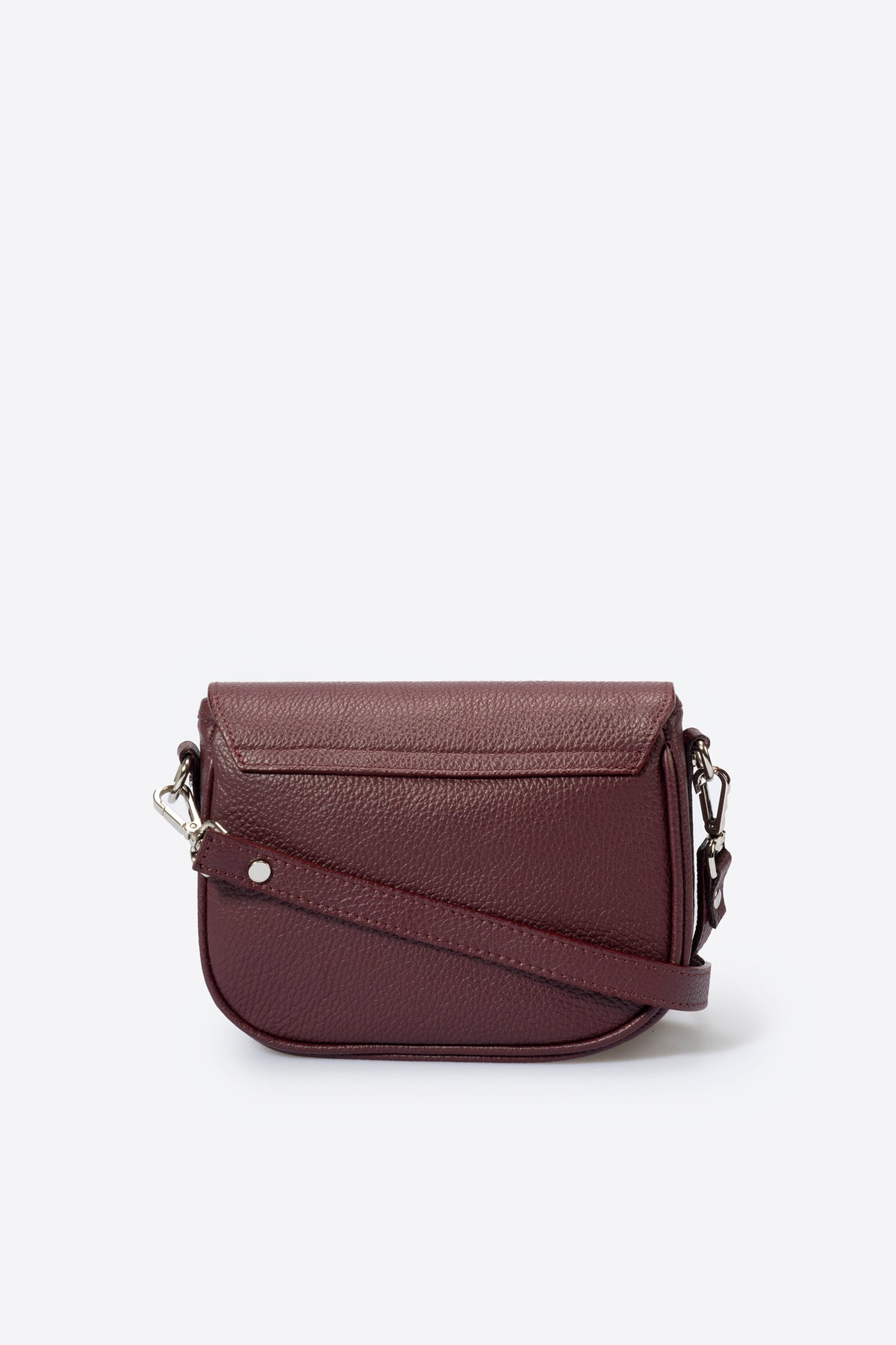 BELA Leather Crossbody Bag - Wine