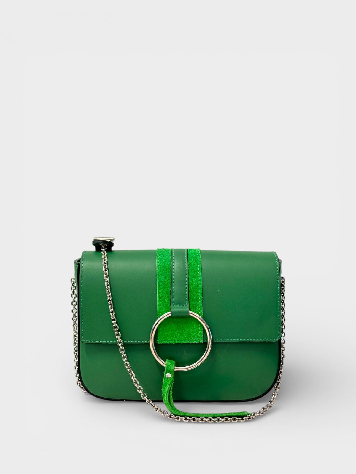 Leather Top Handle Bag 3521 - Mela