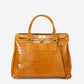 SAGE Leather Top Handle Bag - Cuoio