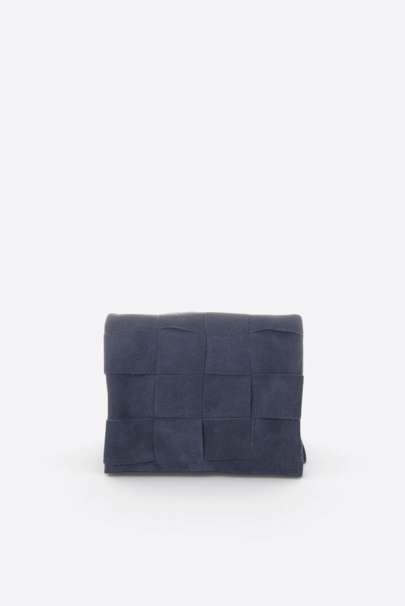 HAILEY Leather Crossbody Bag - Blue