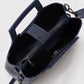 ANTHEA Leather Top Handle Bag - Blue
