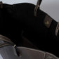 ODETTE Leather Top Handle Bag - Dark Brown