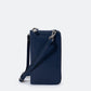MAVIS Leather Crossbody Bag - Blue