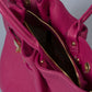 Leather Top Handle Bag 6426 - Fuxia