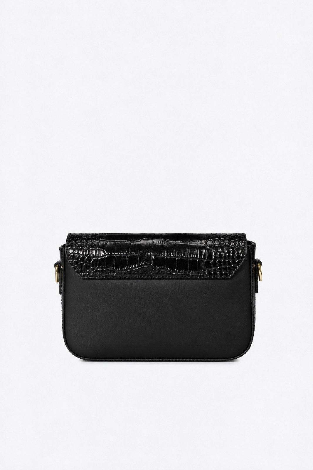 JUNO Leather Crossbody Bag - Nero