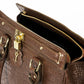 SAGE Leather Top Handle Bag - Brown