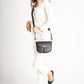 BELA Leather Crossbody Bag - Nero