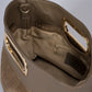 ROSALBA Leather Top Handle Bag - Taupe