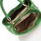 Leather Top Handle Bag 1346 - Green