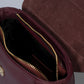 ADORE Leather Crossbody Bag - Wine