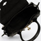 RUTH Leather Top Handle Bag - Black
