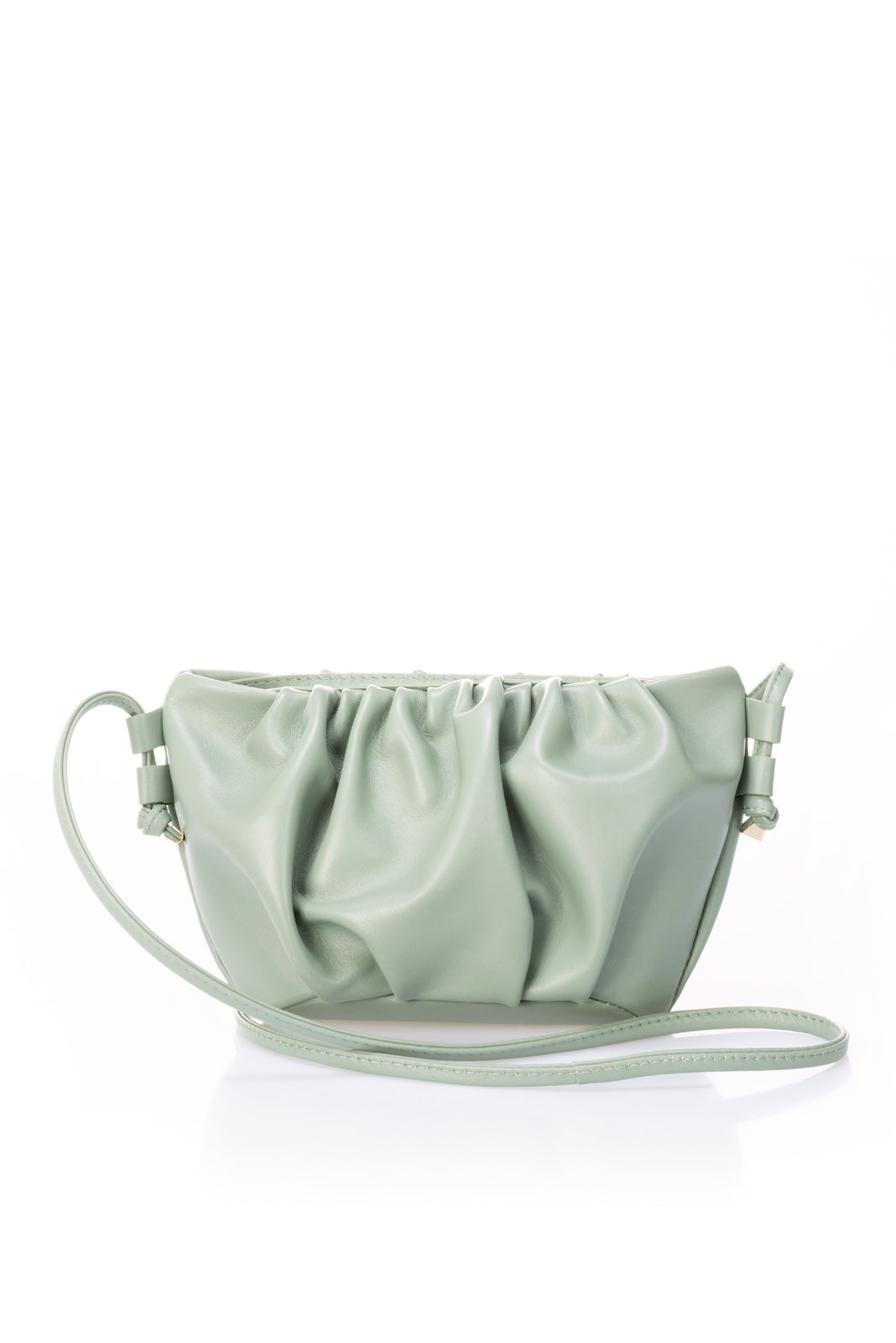 Leather Crossbody Bag 4649 - Mint