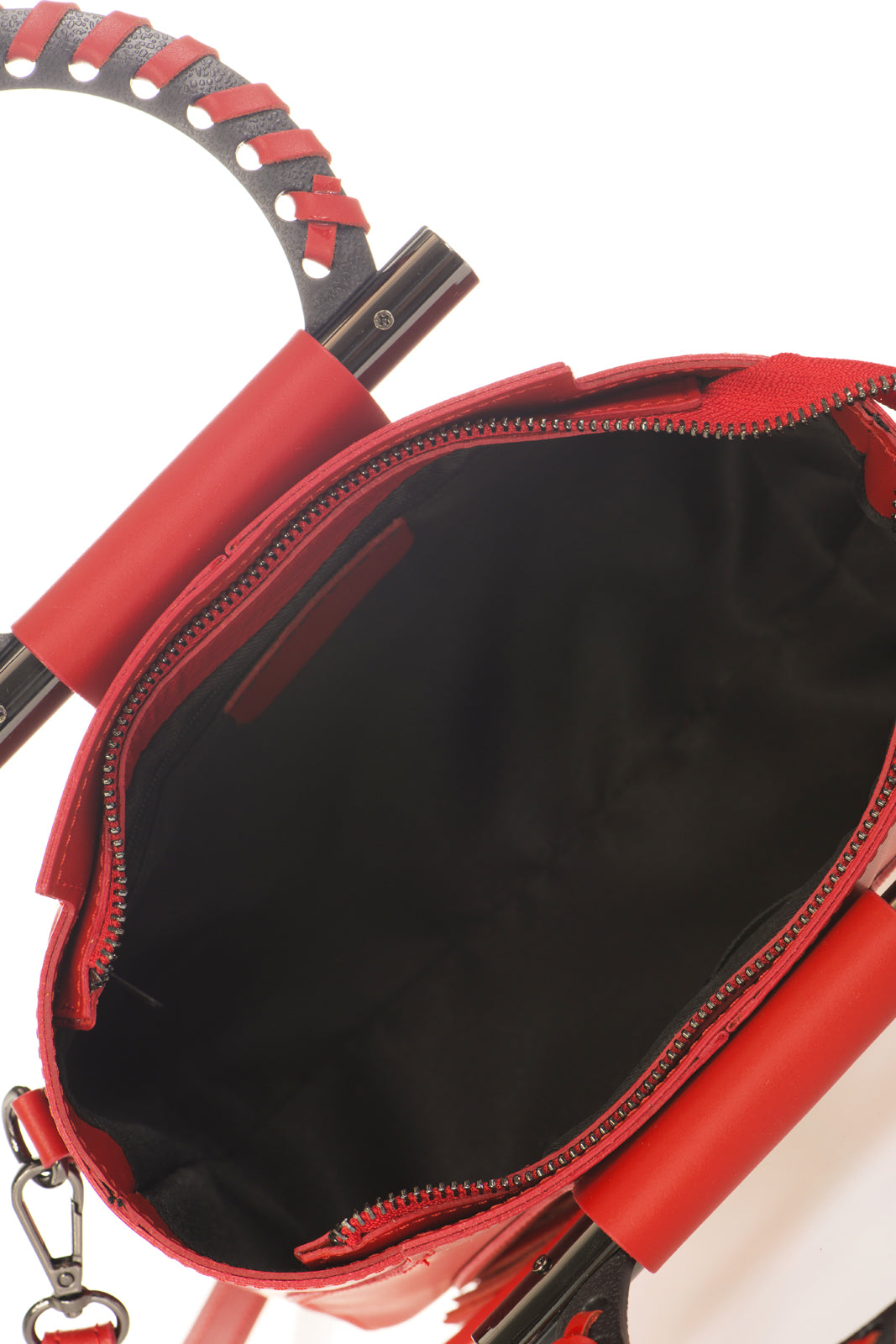 Leather Shoulder Bag 2257 - Red